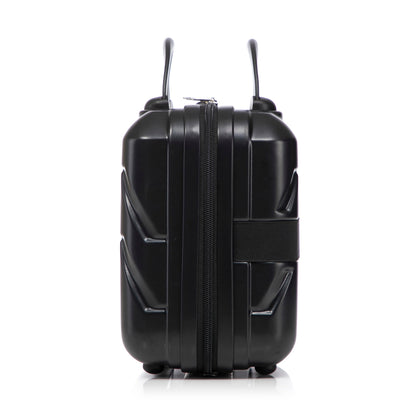2-piece ABS spinner luggage set by HouseOfZazla in black with dual upright handles on Tampa Home & Garden Store