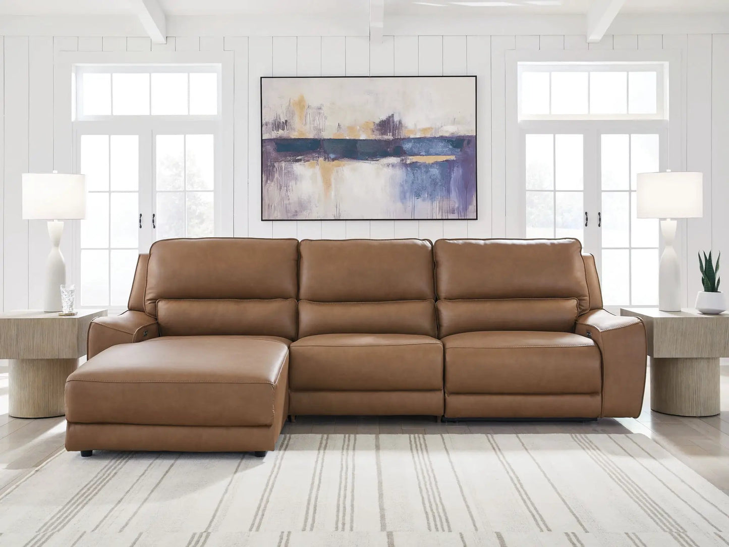 DeepWakes Power Reclining Sectional with Chaise