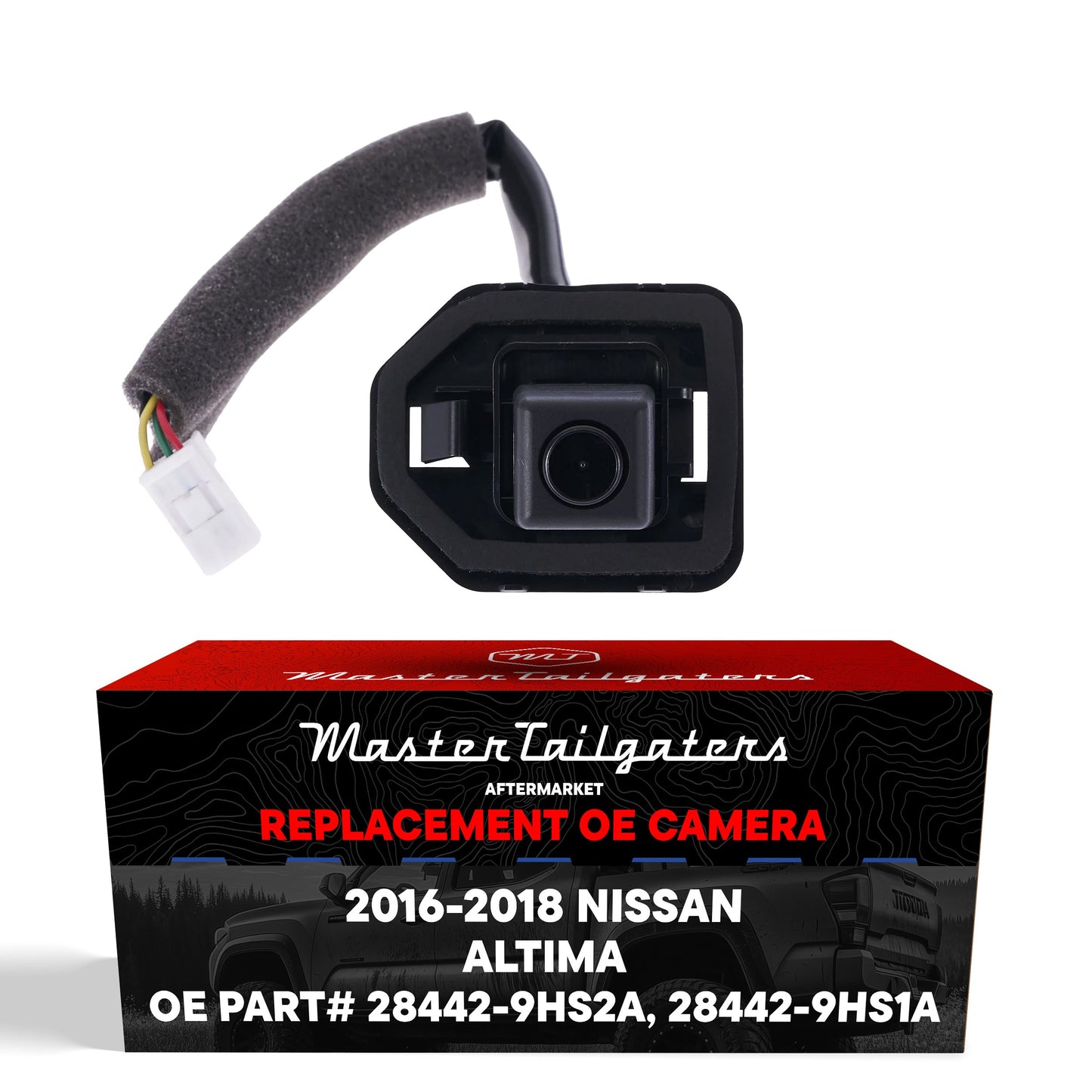 Backup camera Master Tailgaters for Nissan Altima 2016-2018 OEM replacement with wiring harness on Tampa Home & Garden Store