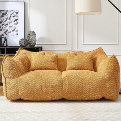 Comfortable Dual Beanbag Chair and Foam Core