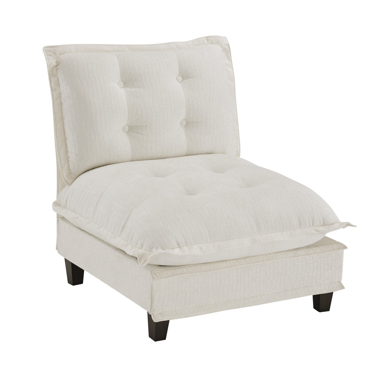 73 Inch Armless Sofa and Chenille Covers