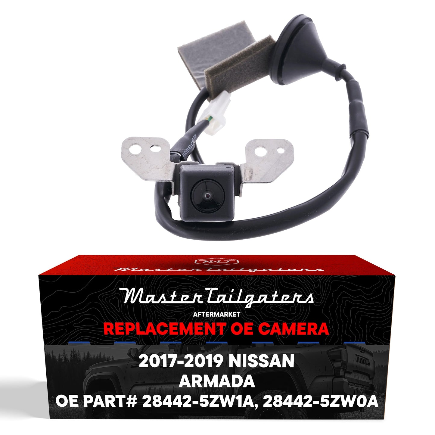Master Tailgaters Nissan Armada OEM backup camera for 2017–2019 Lower SV with wiring harness on Tampa Home & Garden Store