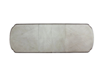 Dresden Expandable Dining Table with Curved Top