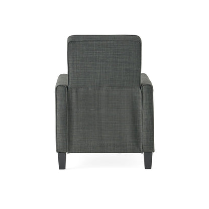 Upholstered Push Back Recliner Chair and Lounge
