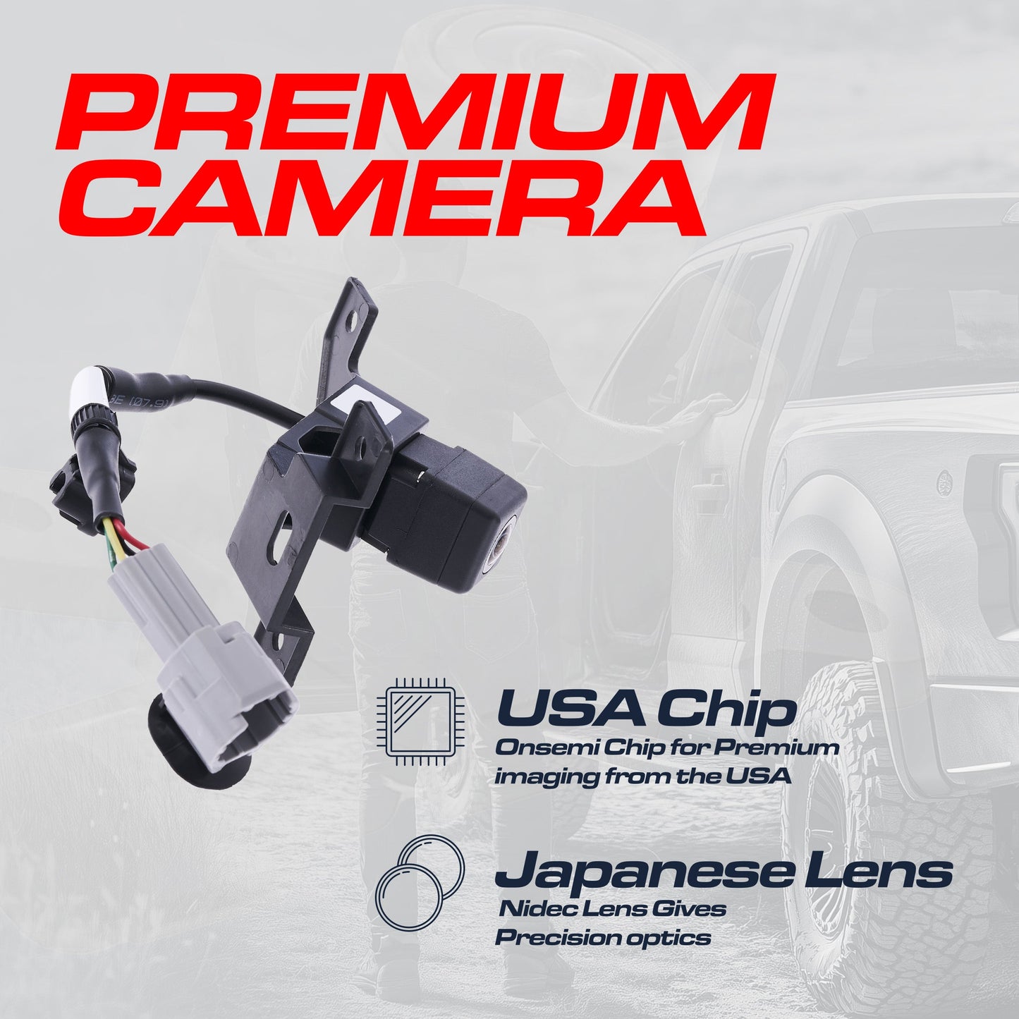 Nissan Frontier OEM Backup Camera by Master Tailgaters with wiring harness on Tampa Home & Garden Store