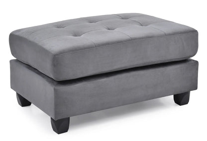 Chic Contemporary Storage Ottoman Tufted Cushion
