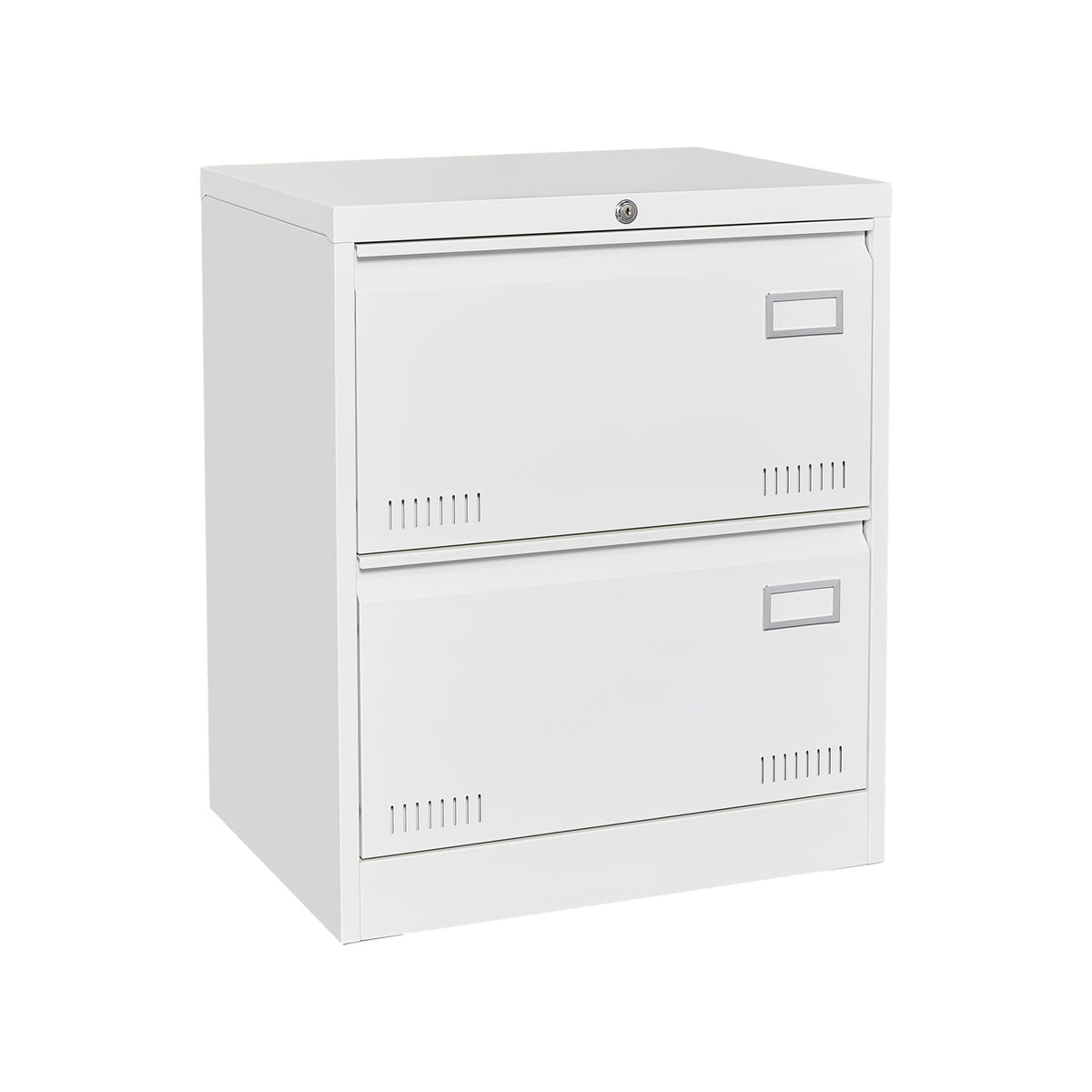 Locking metal filing cabinet 3-drawer white with key lock by HouseOfZazla on Tampa Home & Garden Store