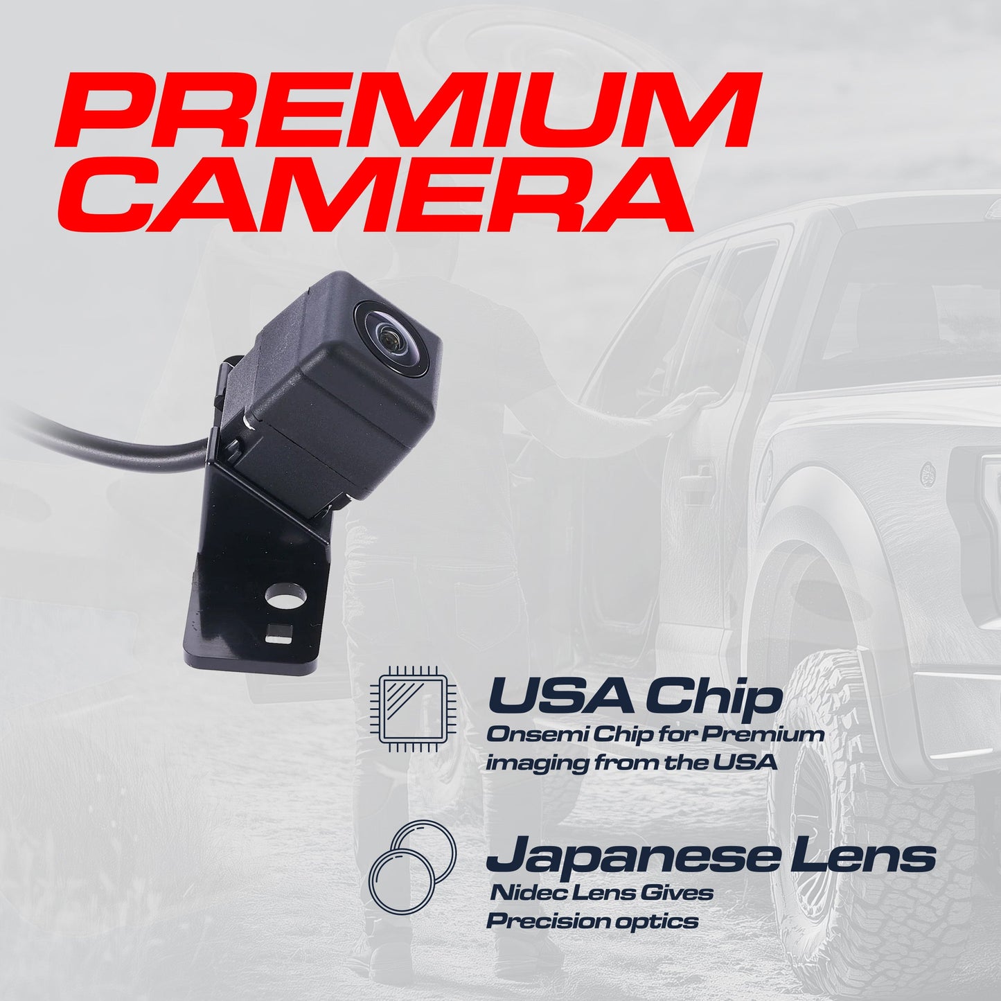 Master Tailgaters Nissan Leaf OEM backup camera for 2011-2012, black housing with bracket on Tampa Home & Garden Store