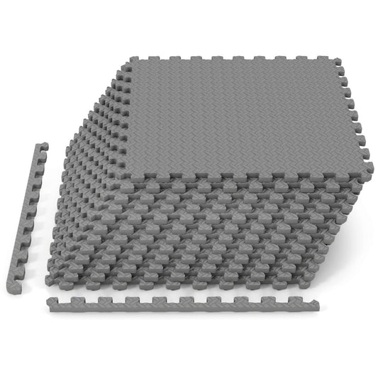 24Tiles Half Inch Puzzle Exercise Floor Mats