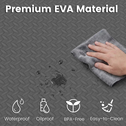 24Tiles Half Inch Puzzle Exercise Floor Mats