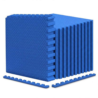 Puzzle Exercise Mats Half Inch Thick 24 Tiles