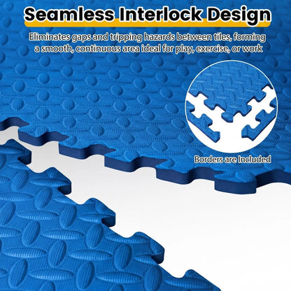 Puzzle Exercise Mats Half Inch Thick 24 Tiles
