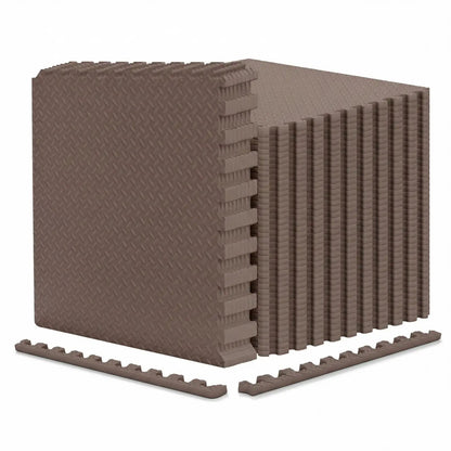 Puzzle Exercise Mats Half Inch Thick 24 Tiles