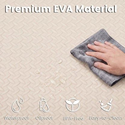 Puzzle Exercise Mats Half Inch Thick 24 Tiles