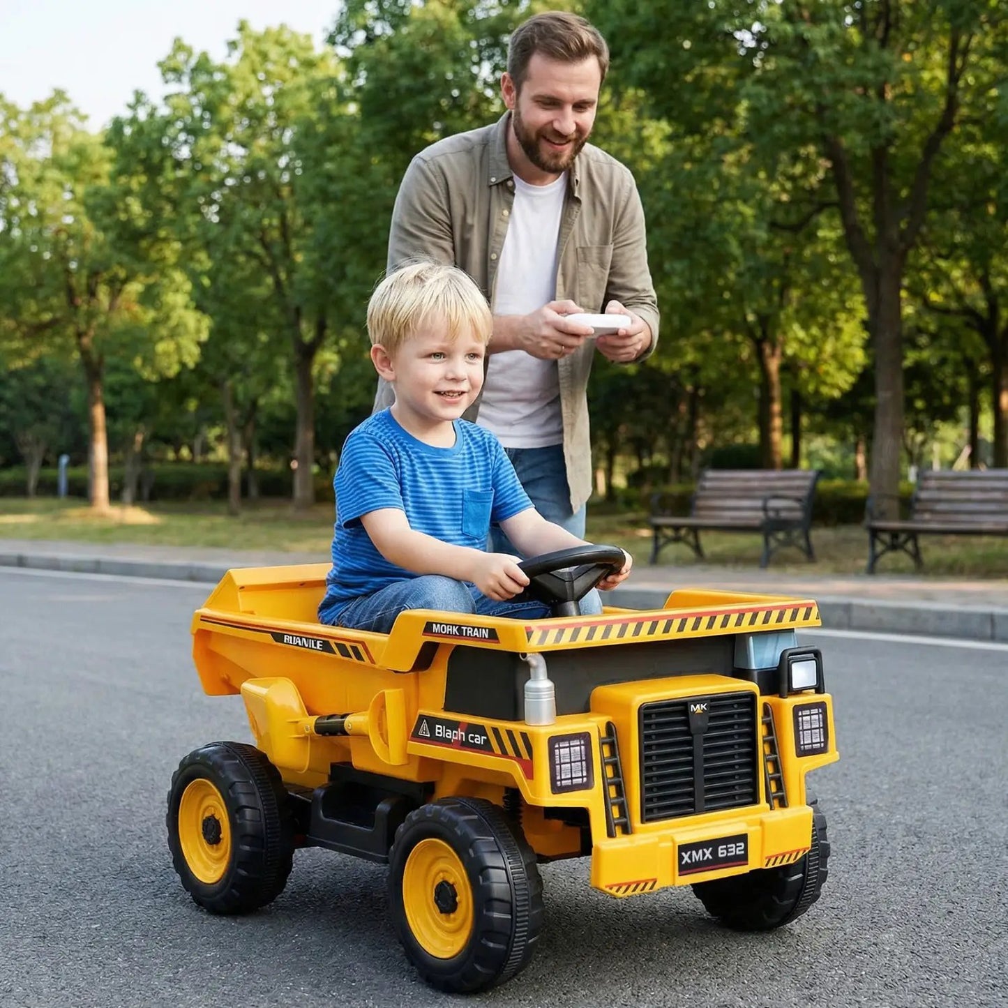 24V Electric Dump Truck Ride On With Remote