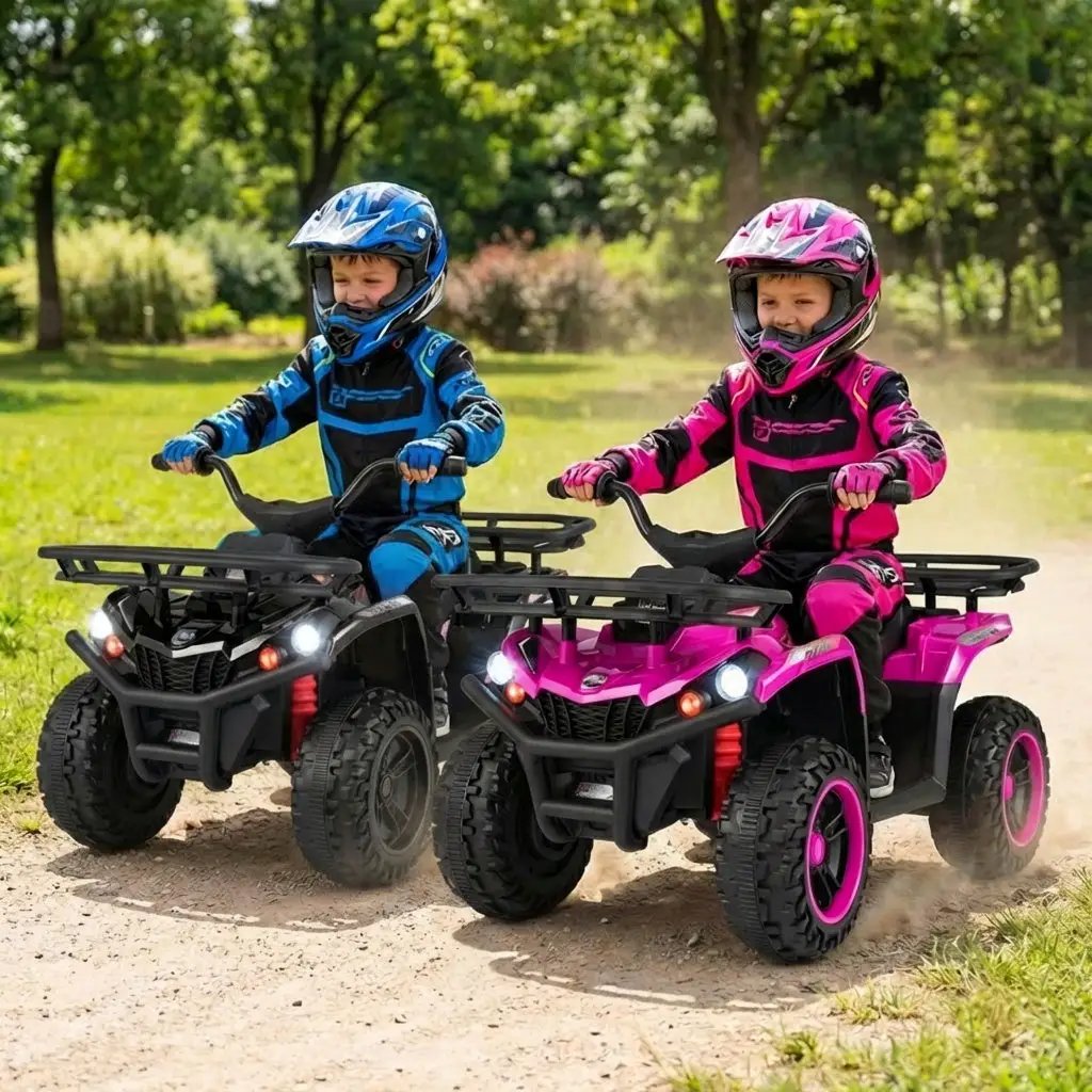 24V Electric Ride on Quad with LED Headlights
