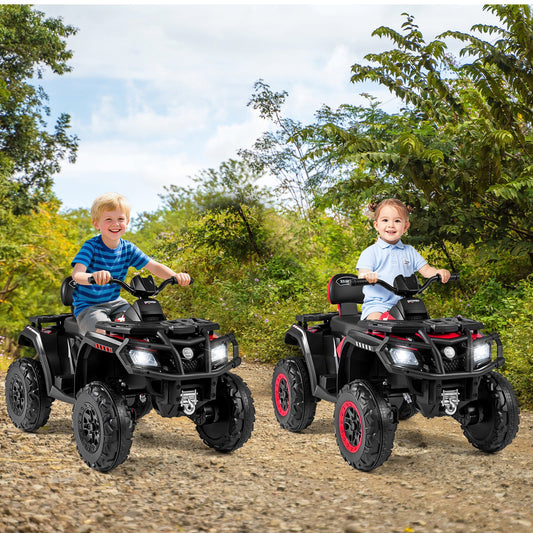 24V Kids ATV 2-Seater with 4 Motors with LED Lights and Music - Tampa Home & Garden Store