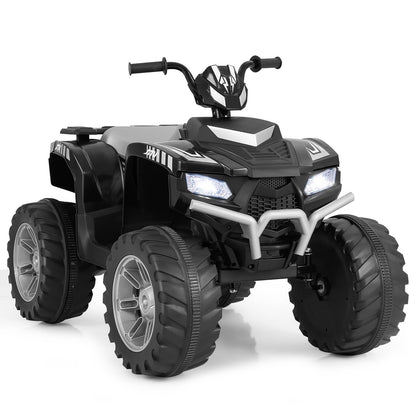 24V Kids Ride-On Electric ATV with Wireless Connection for Toddlers 3-8 Years Old-Blue