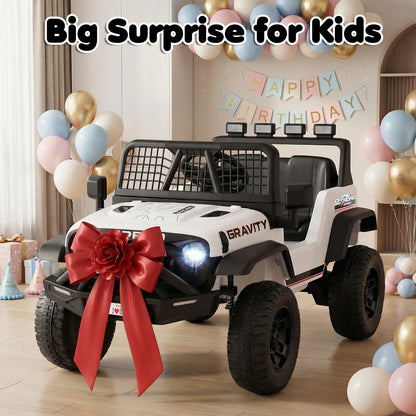 24V Ride On Car for Kids with Parent Remote Control and Music