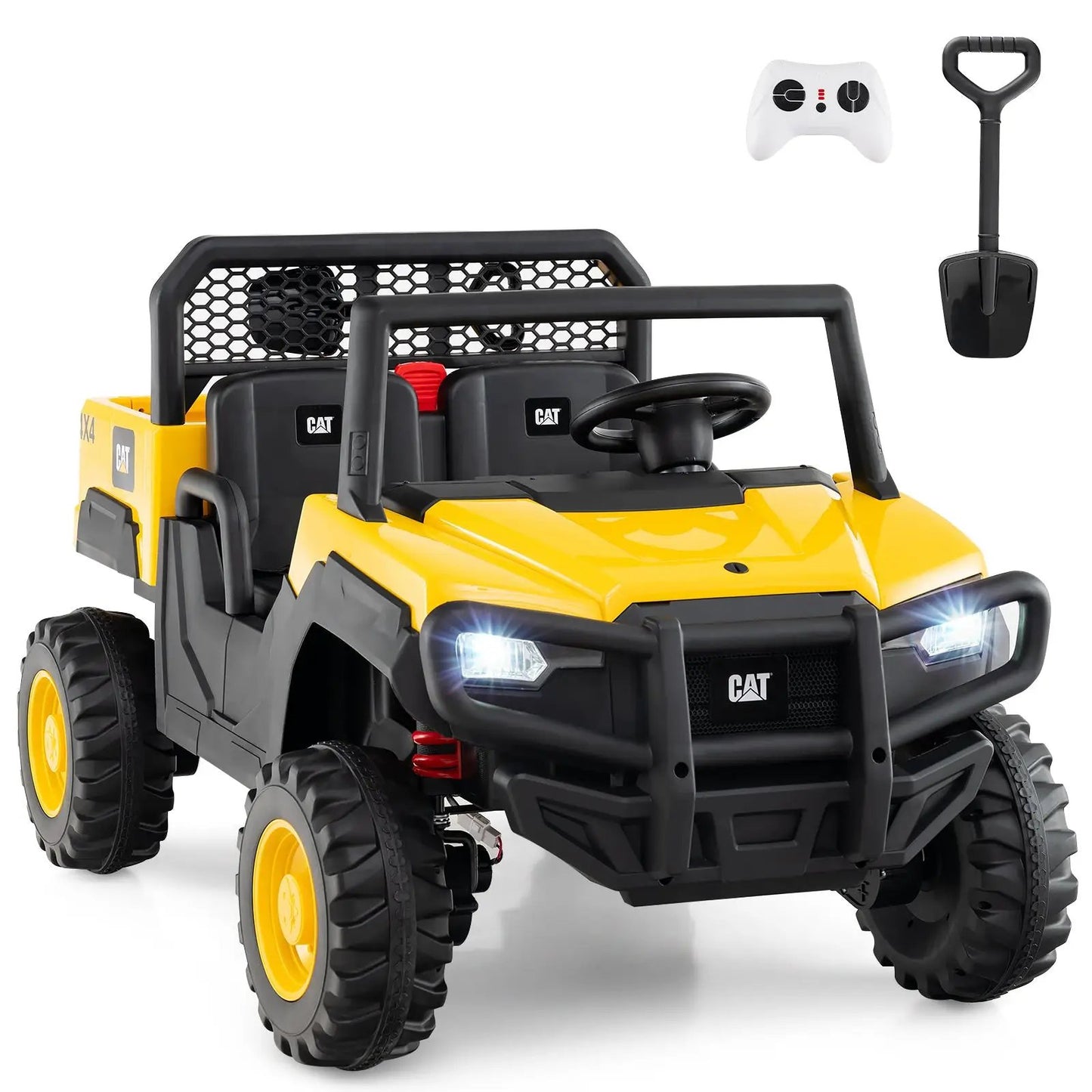 24V Ride On Dump Truck Caterpillar 2 Seater