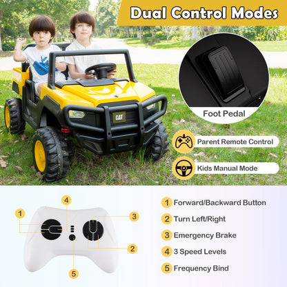 24V Ride On Dump Truck for Kids 2 Seater Remote
