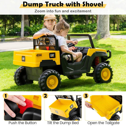 24V Ride On Dump Truck for Kids 2 Seater Remote