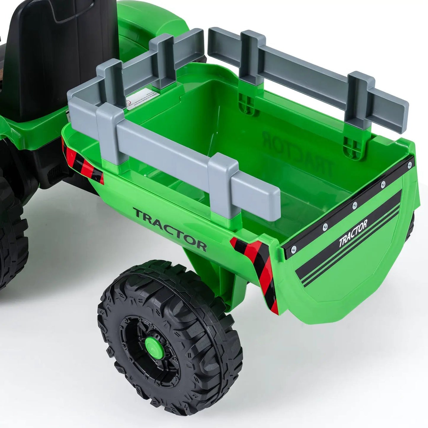 24V Kids Ride on Tractor with Detachable Trailer