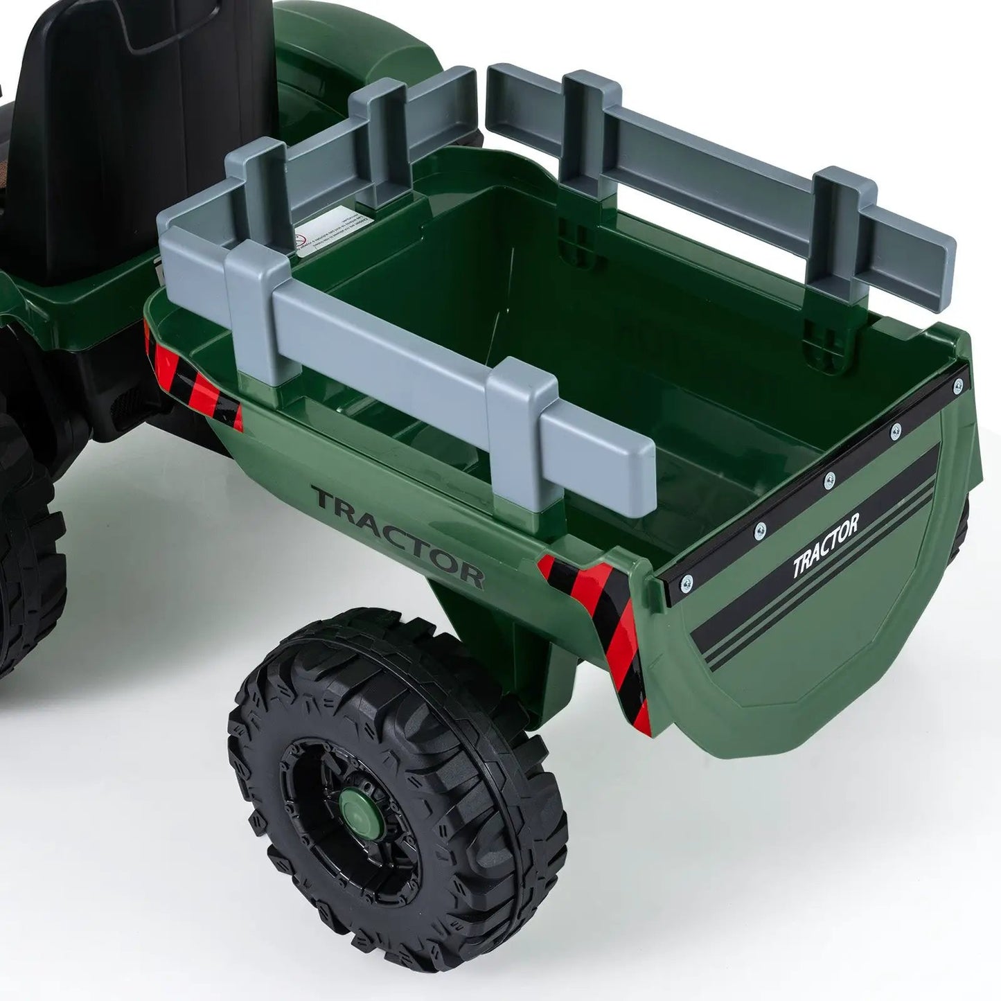 24V Kids Ride on Tractor with Detachable Trailer