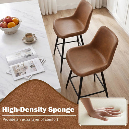 24 Inch Bar Stools Set Of Four With Backs