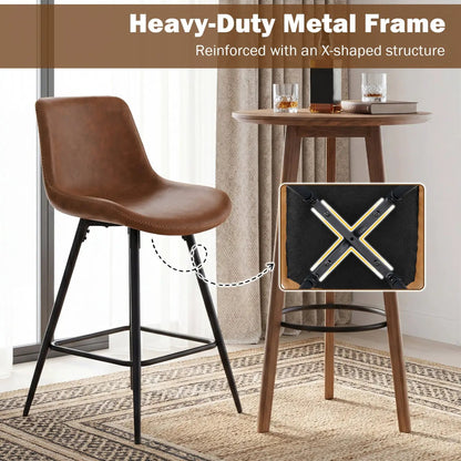 24 Inch Bar Stools Set Of Four With Backs