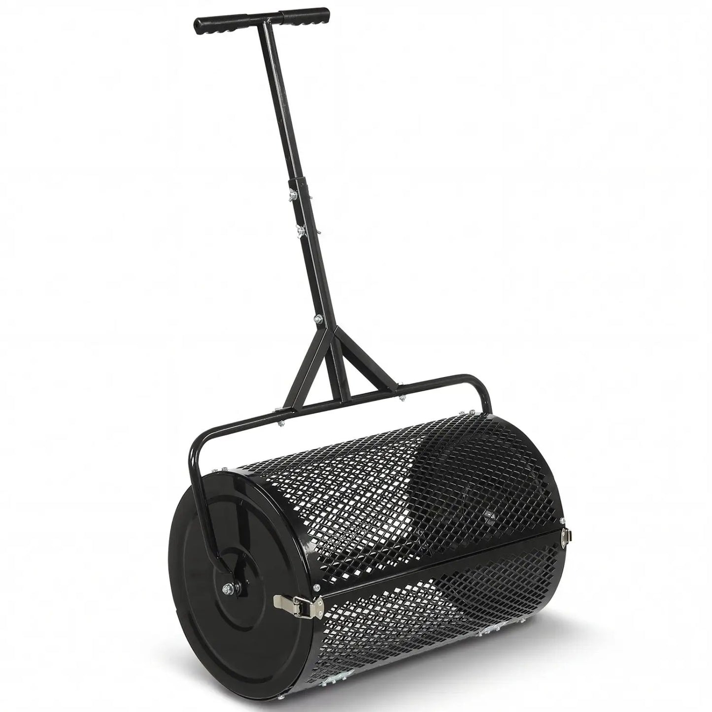 24 Inch Compost Spreader with Adjustable Handle