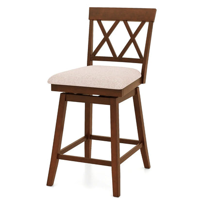 Counter Height Swivel Bar Stools Set of 2