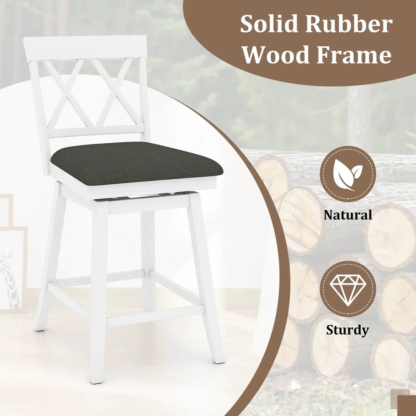 Counter Height Swivel Bar Stools With Seat