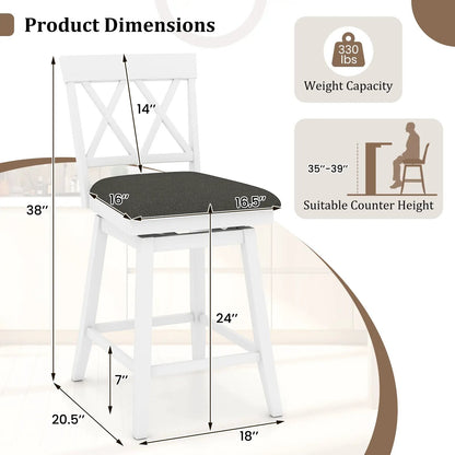 Counter Height Swivel Bar Stools With Seat