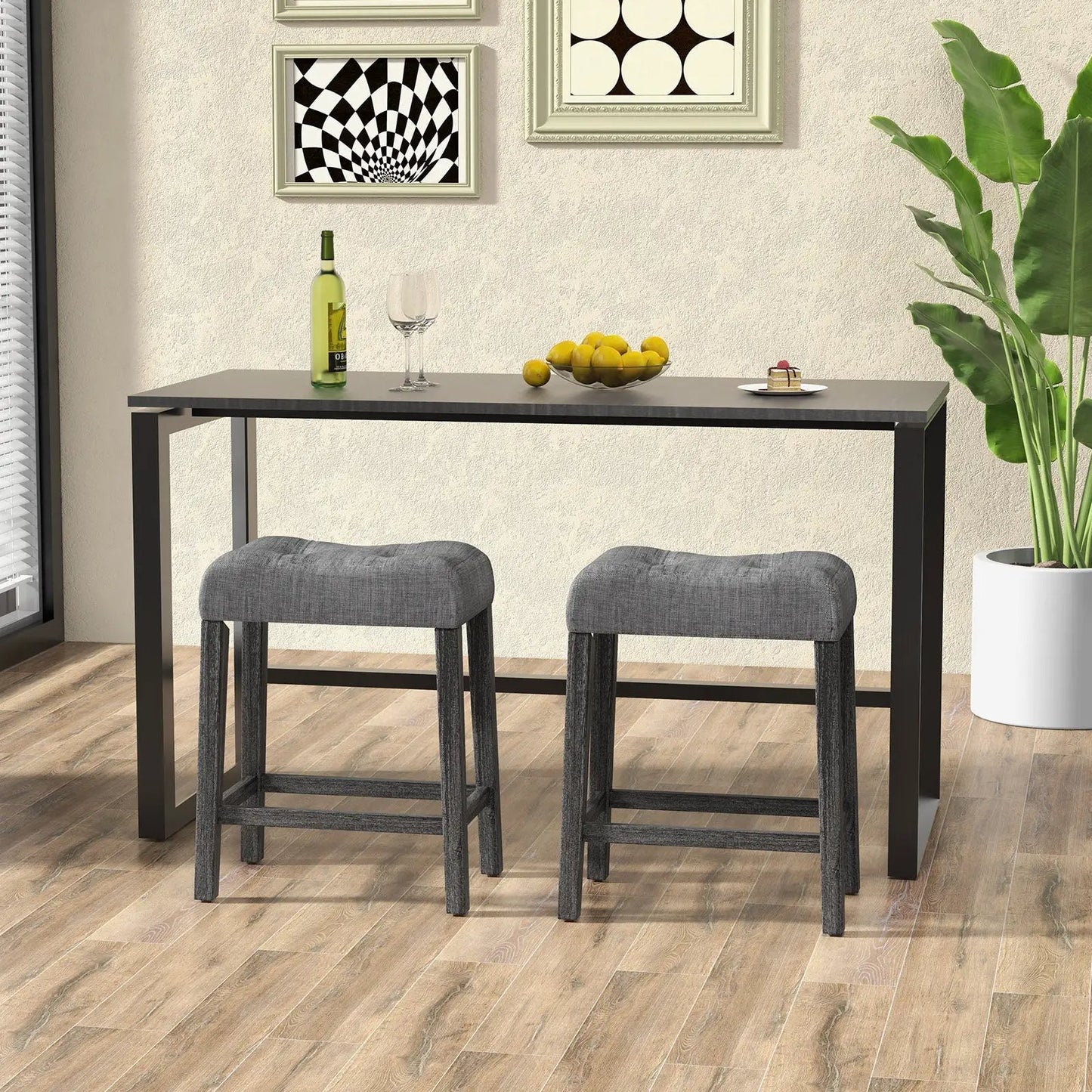 Oval coffee table 47.5in wooden center table with storage in dining with wine bottle and lemons on Tampa Home & Garden Store