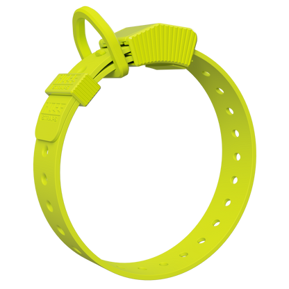 Hoss Straps Field Collar neon yellow adjustable hunting dog collar on Tampa Home & Garden Store