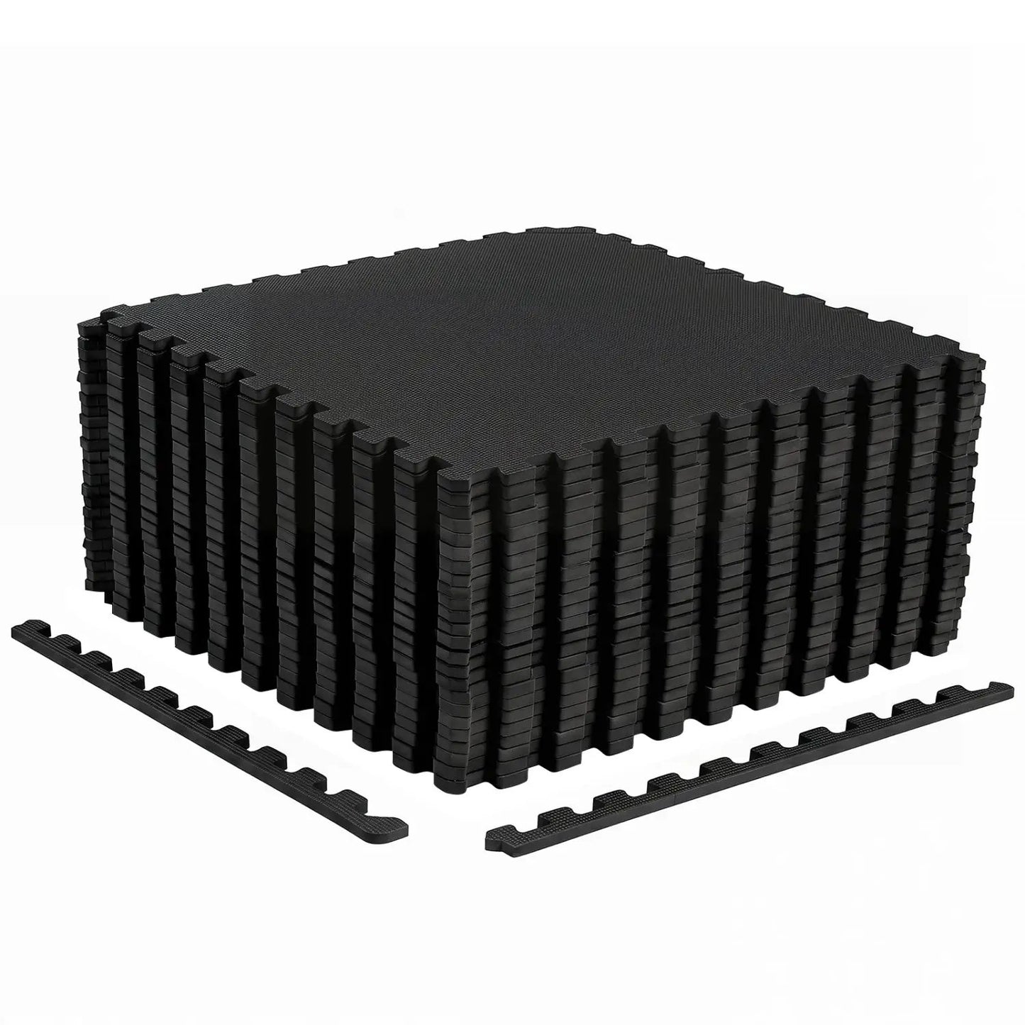 EVA Foam Floor Tiles 24 Pack with Borders