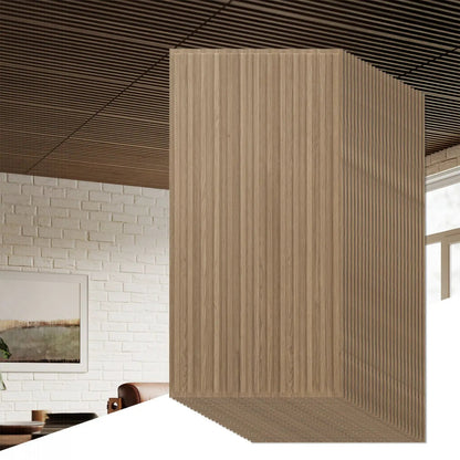 PVC Slat Wall Panels for Living Room Decor