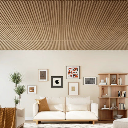 PVC Slat Wall Panels for Living Room Decor