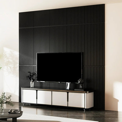 PVC Slat Wall Panels for Living Room Decor