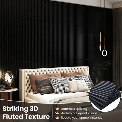 PVC Slat Wall Panels for Living Room Decor