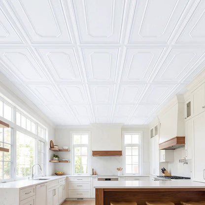 Decorative PVC Ceiling Tiles 24 Lightweight