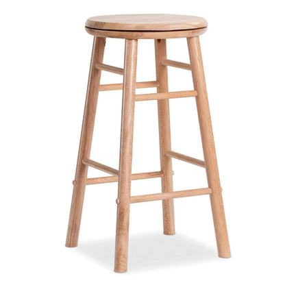 24 Inch Swivel Bar Stools Set of 2 with Footrests