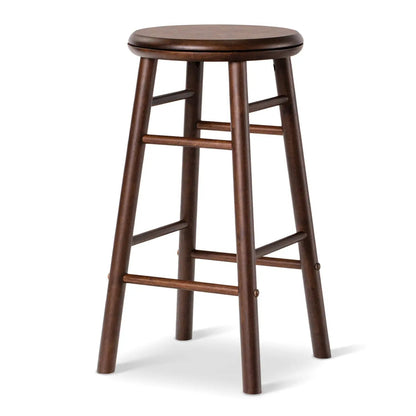 24 Inch Swivel Bar Stools Set of 2 with Footrests