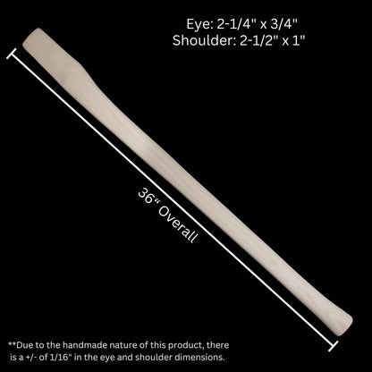 Axe Eye Maul Handle 36 Inch Whiskey River Premium