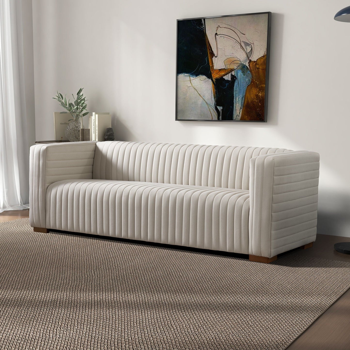 Elara Performance Upholstered Sofa for Home Use