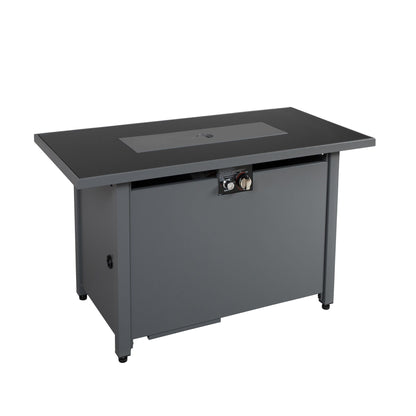 Heavy Duty Outdoor Gas Fire Pit Table and Lid