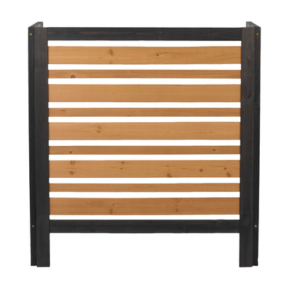 Premium Solid Wood Ac Screen for a Private Patio