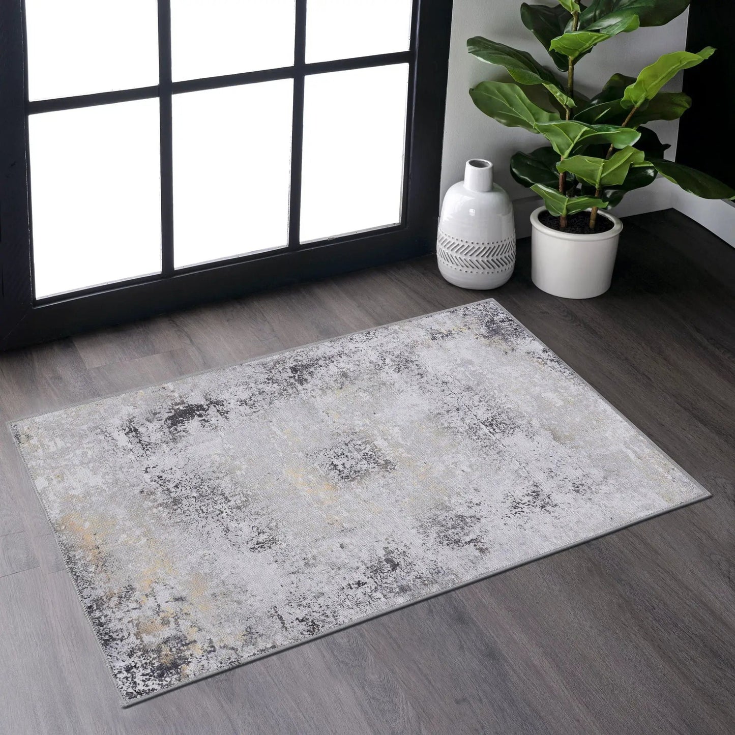 Maval Machine Washable Area Rug for Every Room