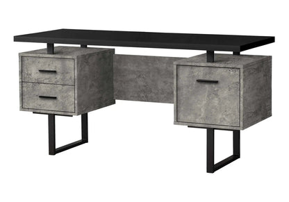 60 Inch Computer Desk For Home Office Drawers
